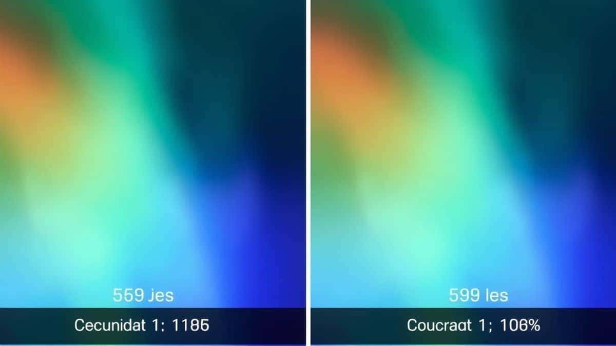 split screen comparison showing original video file size vs compressed video file size with quality indicators split screen comparison showing original video file size vs compressed video file size with quality indicators