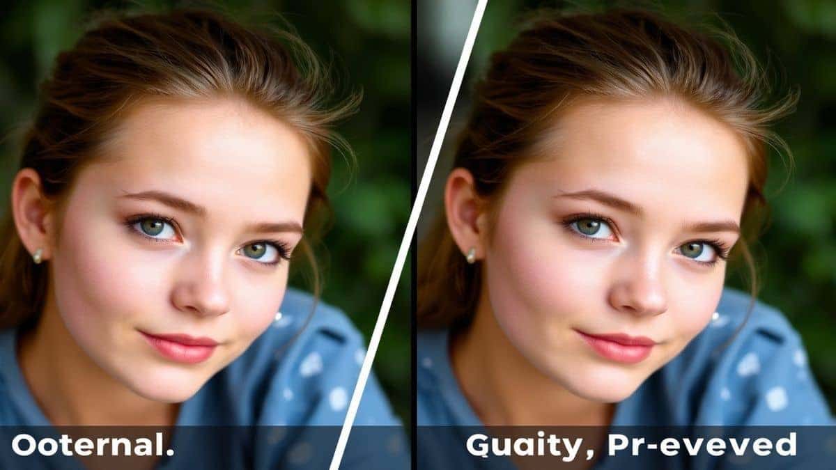 side by side comparison showing original image versus compressed version with quality preserved side by side comparison showing original image versus compressed version with quality preserved