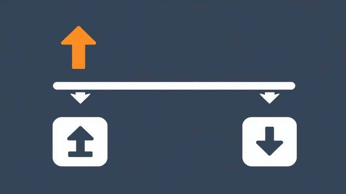three step illustration showing upload arrow then compress button then download icon minimal flat design three step illustration showing upload arrow then compress button then download icon minimal flat design